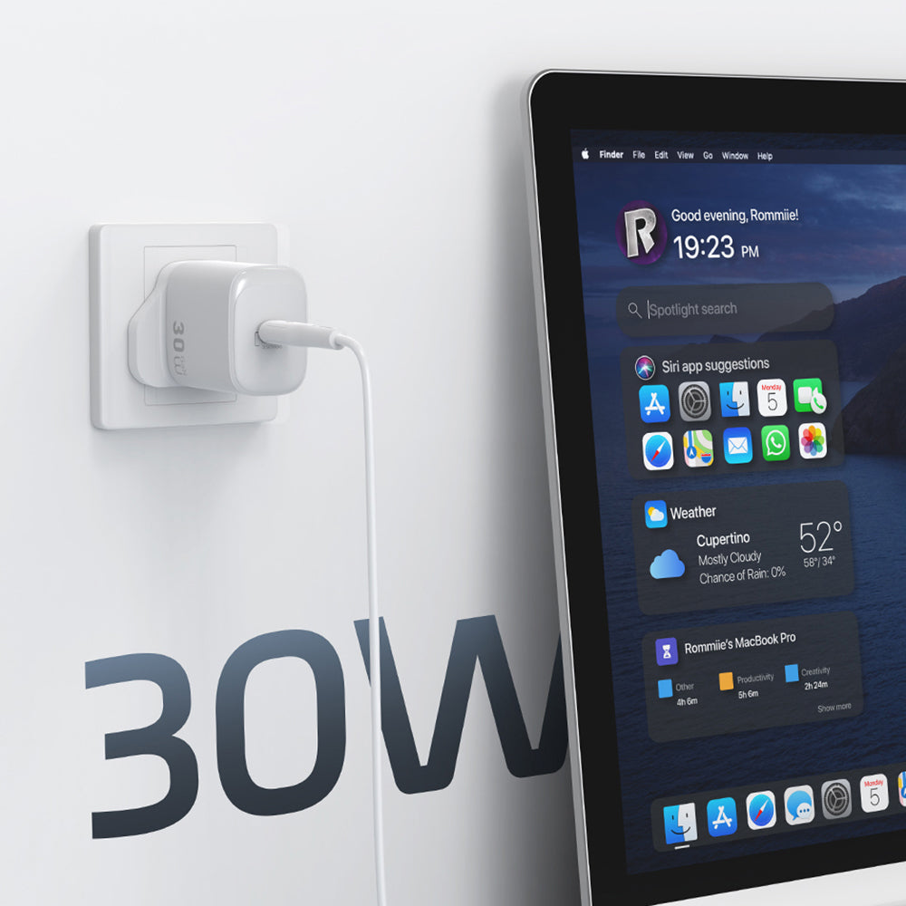 Wiwu Wi-G008 Essen Serisi GaN Tech PD Hızlı Şarj Başlığı Type-C to Type-C PD 30W Kablolu Şarj Seti Wiwu Wi-G008 Essen Serisi GaN Tech PD Hızlı Şarj Başlığı Type-C to Type-C PD 30W Kablolu Şarj Seti